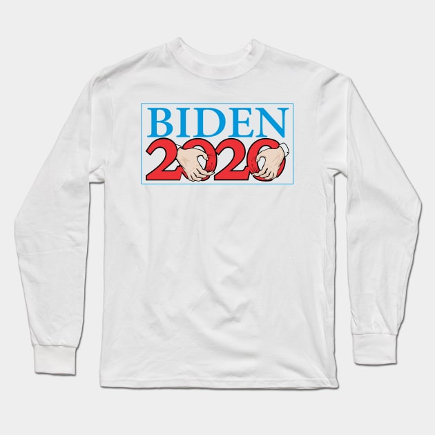 Biden 2020 Long Sleeve T-Shirt by stuff101